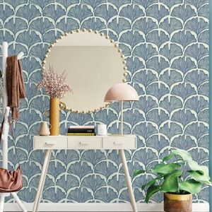 NEW Feather Palm Pre-Stick Wallpaper Single Roll